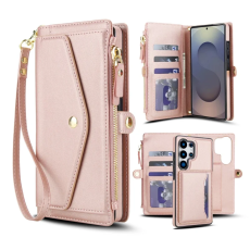 A-One Brand - Galaxy S24 Ultra Plånboksfodral MagSafe Detachable - Roséguld