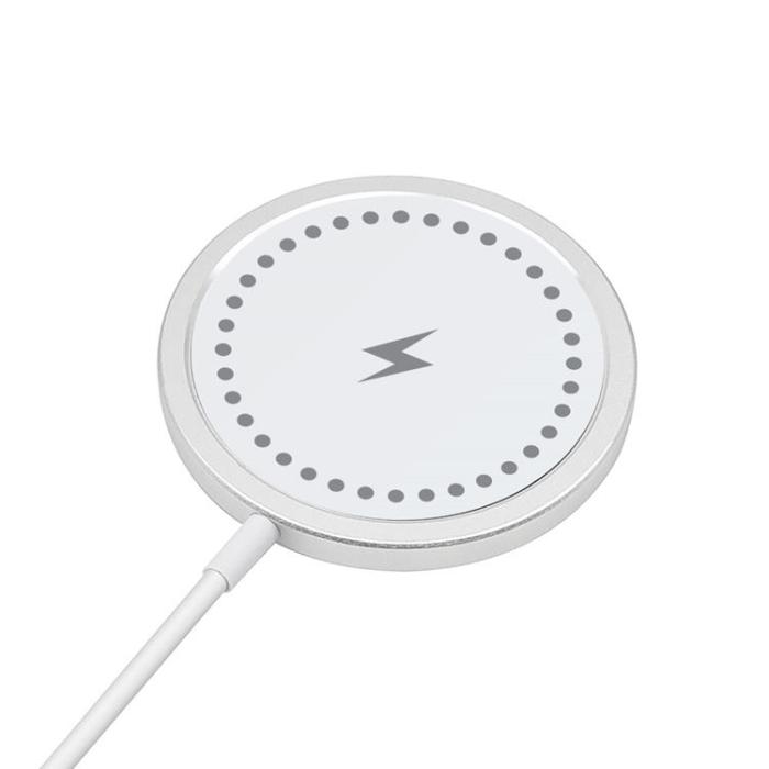 Maxlife - Maxlife 15W Trådlös Laddare Magnetisk - Vit