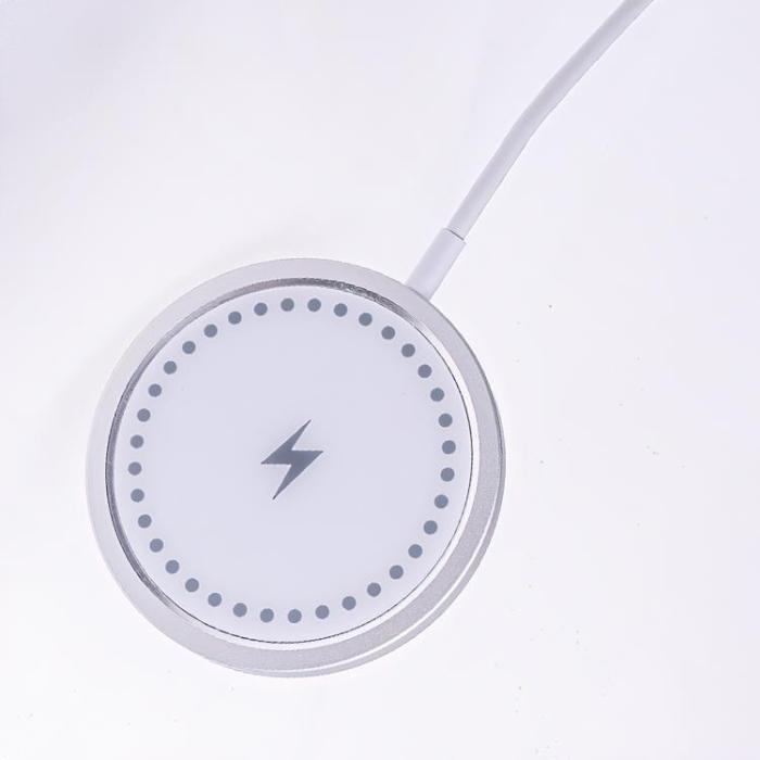 Maxlife - Maxlife 15W Trådlös Laddare Magnetisk - Vit