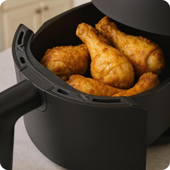 Huslog - Huslog Air Fryer 1000W HUS1059 - Svart