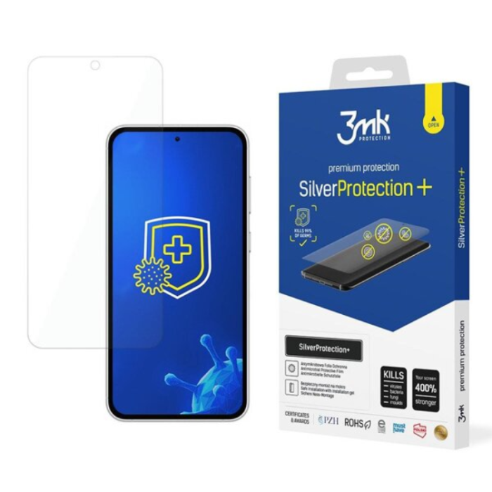 3MK - 3MK Galaxy S23 FE Plastfilm skärmskydd Silver Protection+