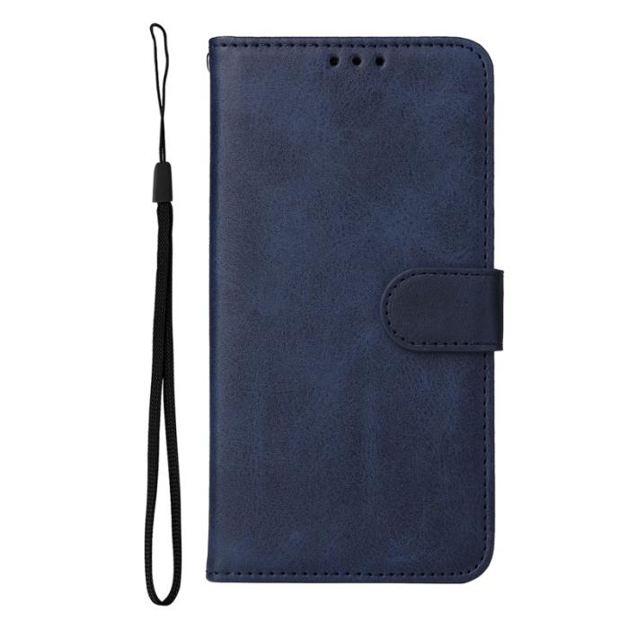 OEM - Samsung Galaxy S26 Ultra Fodral Konstläder Folio Flip - Blå