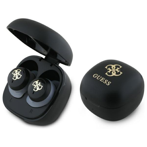 Guess TWS In-Ear Hörlurar Bluetooth Iridescent 4G Printed Logo - Svart | 505771 | AlltMobil