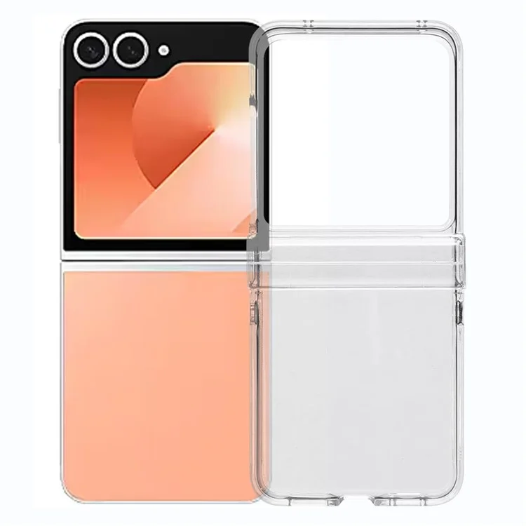 Galaxy Z Flip7 Mobilskal Shockproof PC Crystal Shell - Clear | 2353 | AlltMobil
