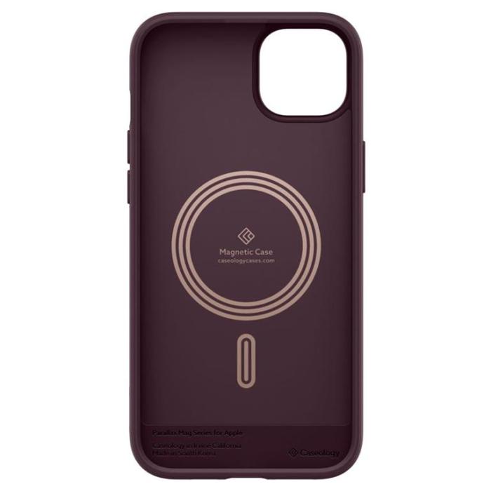 Spigen - Spigen iPhone 14 Plus Magsafe Skal Caseology Parallax - Bourgogne