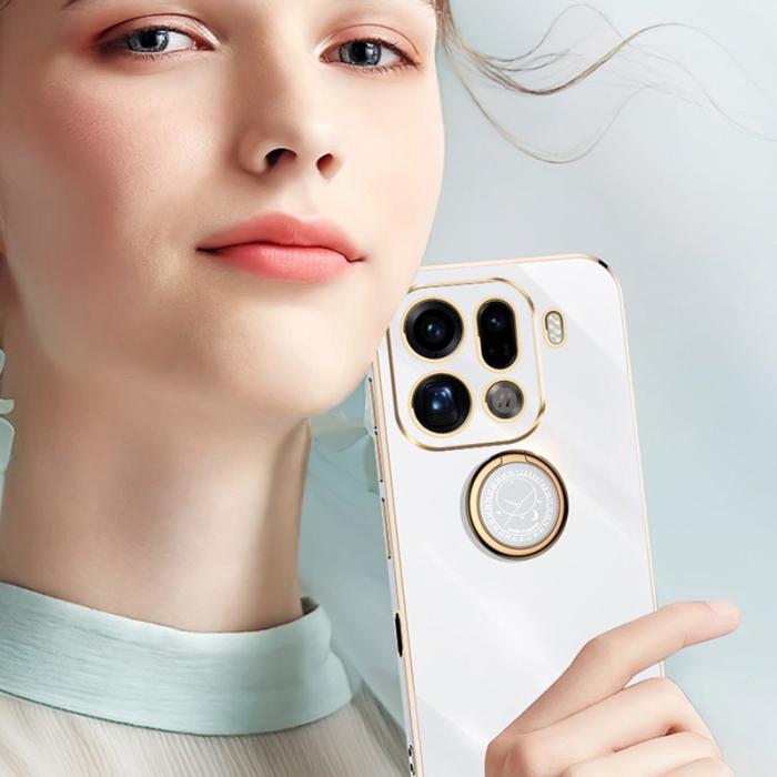 XINLI - XINLI Mobilskal till Oppo Find X9 Pro 5G Kickstand Plast - Lila