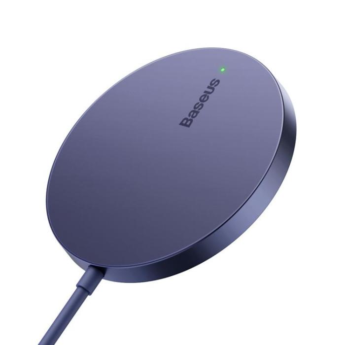 BASEUS - Baseus MagSafe Trådlös Laddare Simple Mini3 - Lila