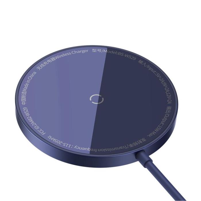 BASEUS - Baseus MagSafe Trådlös Laddare Simple Mini3 - Lila