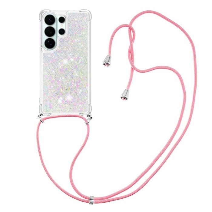 OEM - Mobilskal till Samsung Galaxy S26 Ultra TPU Quicksand - Laser / Hjärtan
