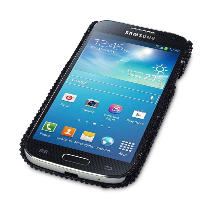 UTGATT4 - Diamante skal till Samsung Galaxy S4 Mini i9190 - (Svart)