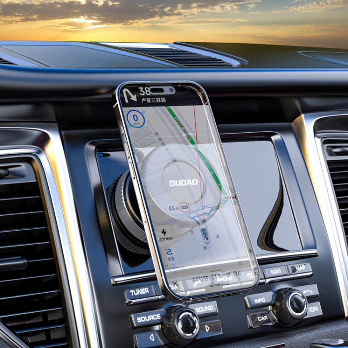 Dudao - Dudao MagSafe Bilhållare för Vindruta med Sugkopp F24PRO - Svart