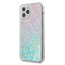 UTGATT1 - Guess Skal iPhone 12 & 12 Pro Gradient Liquid Glitter - Rosa