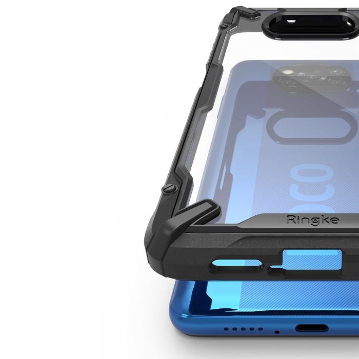 UTGATT4 - Ringke Fusion X Durable Skal Poco X3 / X3 Pro / X3 NFC - Crazny Camo Svart