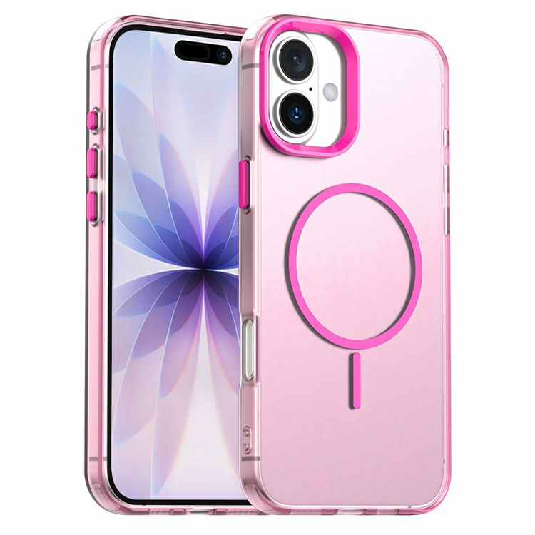 iPhone 17 Mobilskal MagSafe Candy Color - Röd | 2353 | AlltMobil