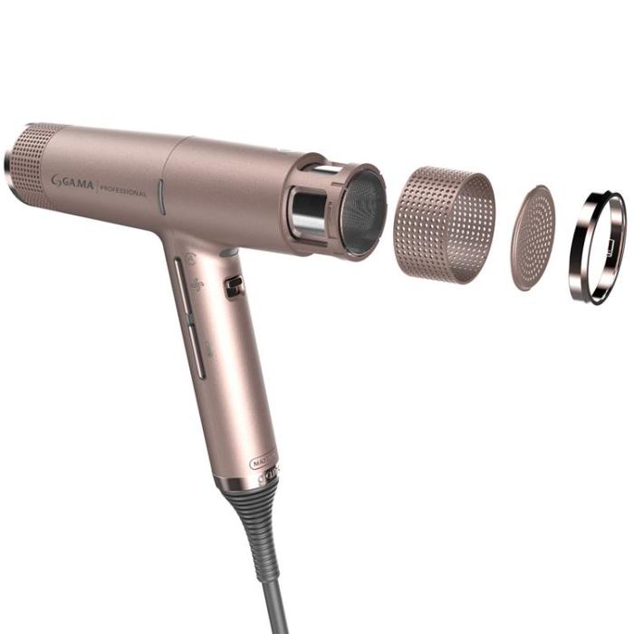 Ga.Ma - GA.MA Hårfön IQ 0 Rose Guld Perfetto 110. 000rpm 294gr