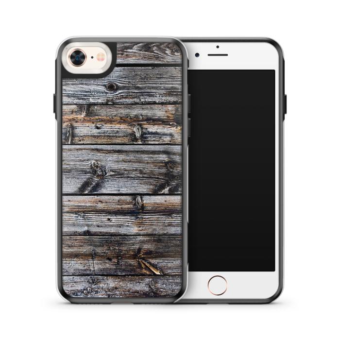 UTGATT5 - Fashion mobilskal till Apple iPhone 8 - Rough wood