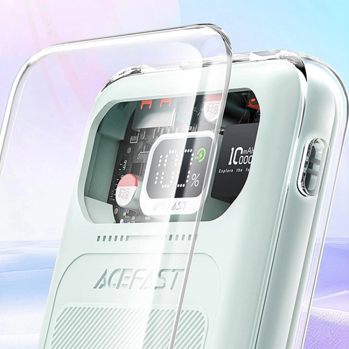 Acefast - Acefast Powerbank 10000mAh 30W Sparkling Series M1 - Grön