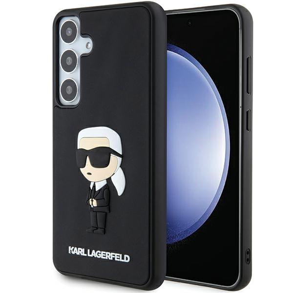 Karl Lagerfeld Mobilskal till Galaxy S24 MagSafe 3D Rubber Ikonik - Svart