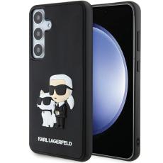 KARL LAGERFELD - Karl Lagerfeld Mobilskal till Galaxy S24 MagSafe 3D Rubber Karl & Choupette