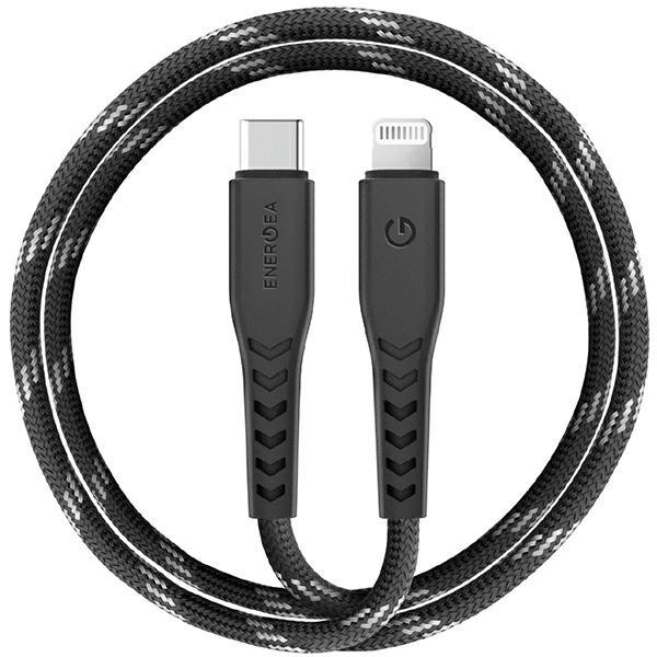Energea USB-C till Lightning Kabel 1.5m MFI Nyloflex C94 - Svart | 3541 | AlltMobil