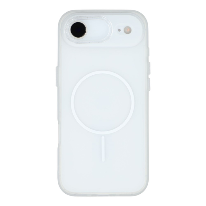 A-One Brand - iPhone Air Mobilskal MagSafe med Glitter Lins Frame - Transparent