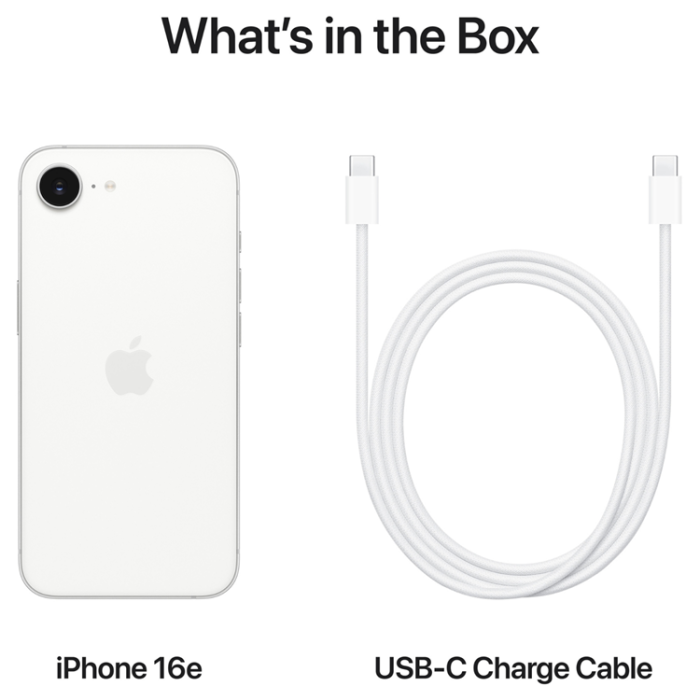 Apple - Apple iPhone 16e 256GB - Vit