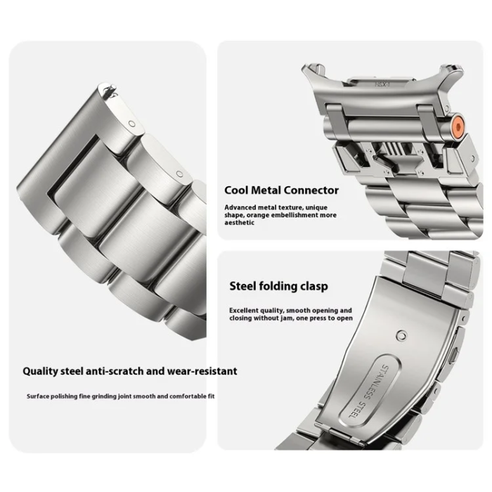 Ringke - Galaxy Watch Ultra (47mm) Armband Stainless Steel - Svart
