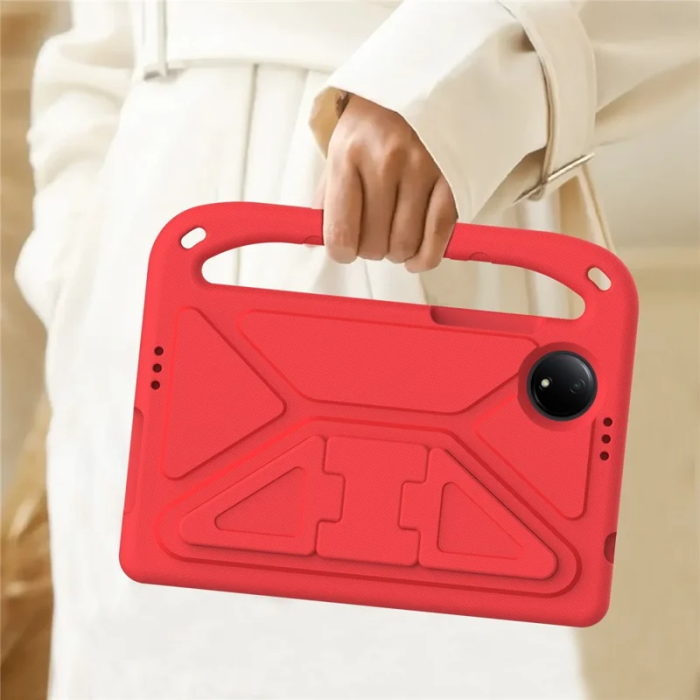 A-One Brand - Xiaomi Redmi Pad SE Skal EVA Handgrepp Kickstand - Röd
