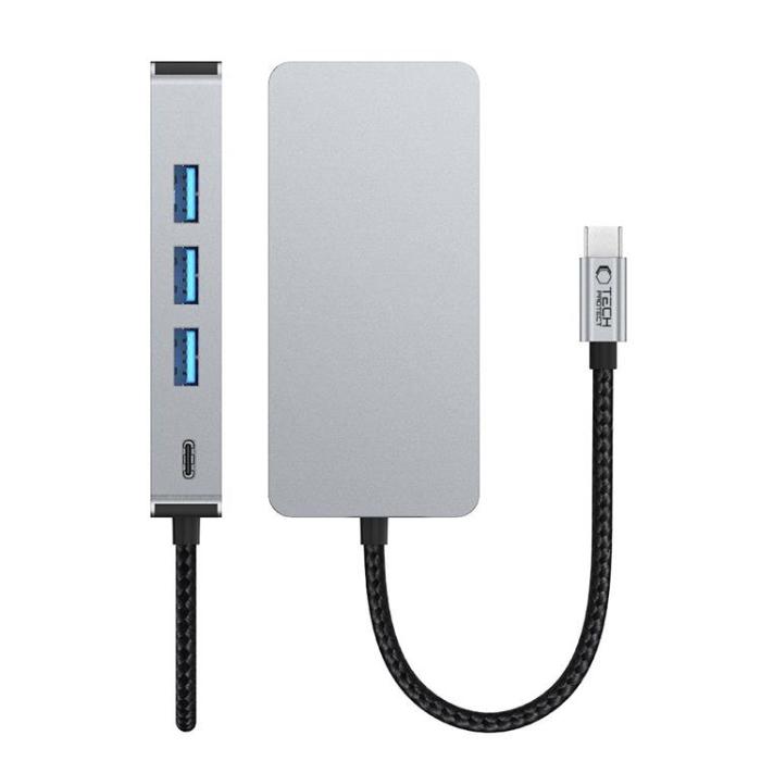 Tech-Protect - Tech-Protect HB05 9in1 Hub Adapter - Space Grå