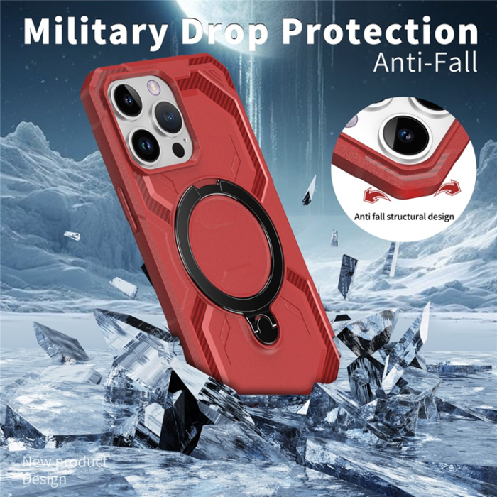 A-One Brand - iPhone 14 Pro Mobilskal MagSafe Kickstand TPU + PC