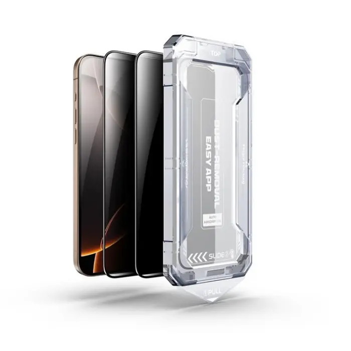 Boom of Sweden - LIVSTIDSGARANTI - BOOM iPhone 16 Pro Max Privacy Härdat Glas Skärmskydd 2st