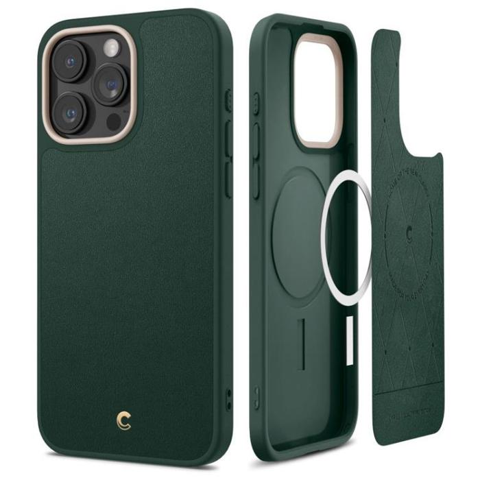 Spigen - Spigen iPhone 15 Pro Max Mobilskal Magsafe Cyrill Kajuk - Grön