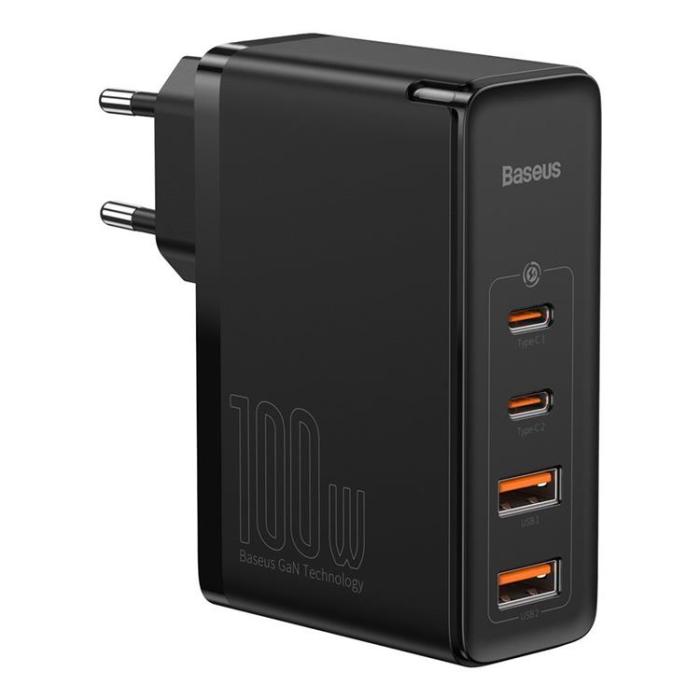 BASEUS - Baseus GaN2 Pro Väggladdare USB Type-C 100W - Svart