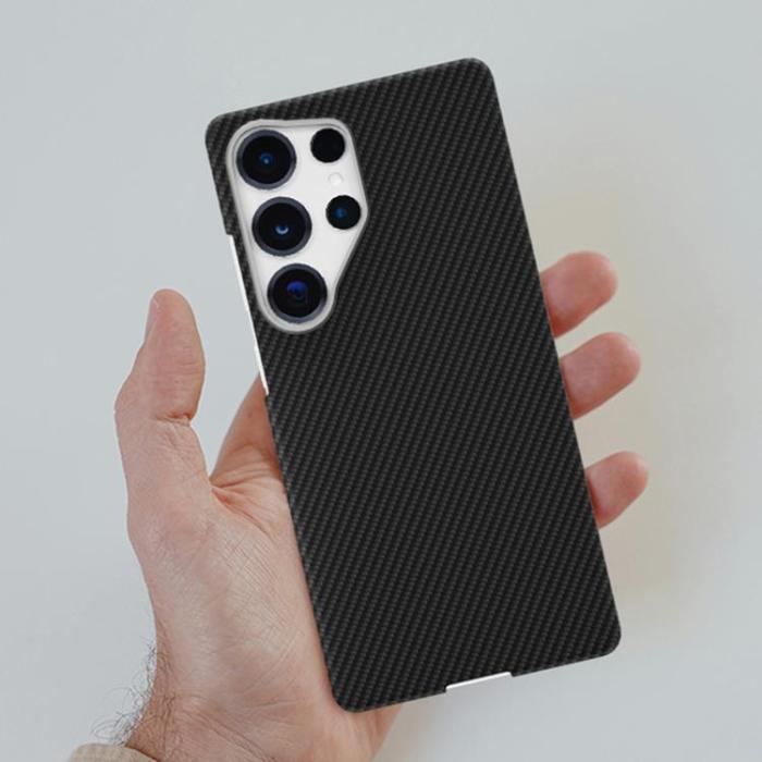 GKK - GKK Galaxy S25 Ultra Mobilskal Carbon Fiber - Svart