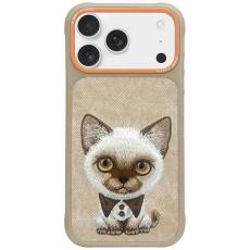NIMMY - Nimmy iPhone 17 Mobilskal Big Eyed Pet 2.0 Cat - Beige