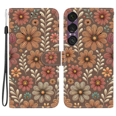 A-One Brand - Sony Xperia 1 VII Plånboksfodral Pattern Printing - Blossom