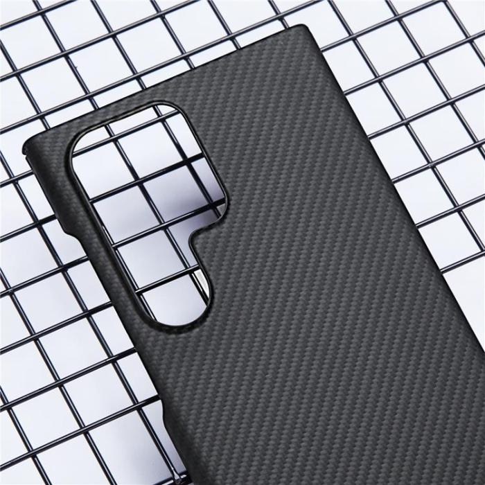 A-One Brand - Galaxy S24 Ultra Mobilskal Aramid Fiber - Svart