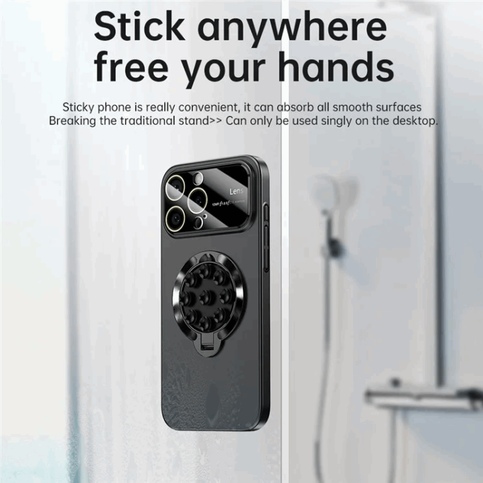 OEM - iPhone 15 Pro Max Mobilskal Magsafe Sugkopphållare Kickstand