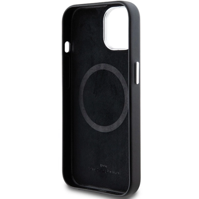 BMW - BMW iPhone 15/14 Plus Mobilskal Magsafe Signature Wrapped Metal
