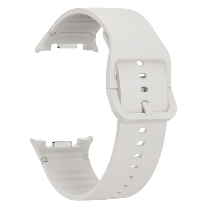 KALEBOL - Kalebol Galaxy Watch 8 (40/44/46mm) Armband Silikon - Vit