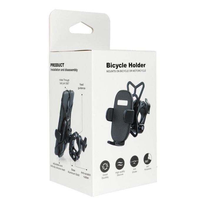 OEM - Clamp Cykelhållare för Styre Premium H6-MB01 - Svart