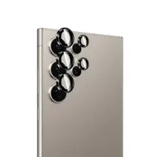 Puro - Puro H&auml;rdat glas Kameralinsskydd f&ouml;r Galaxy S26 Ultra Individual - Svart