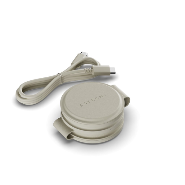 Satechi - Satechi Trådlös Laddare Magsafe iPhone, Apple Watch, AirPods - Sand