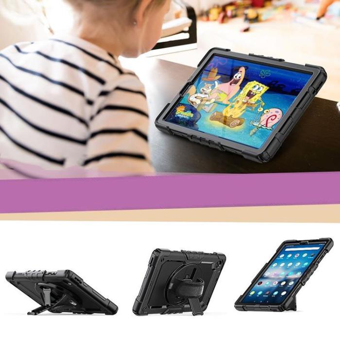 UTGATT - Tech-Protect Solid 360 Skal Lenovo Tab M10 10.1 2ND Gen TB-X306 - Svart