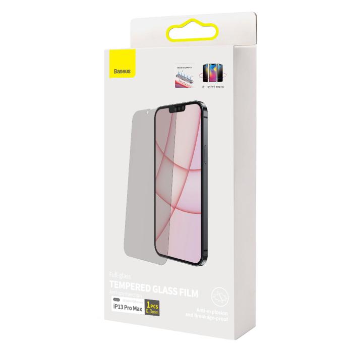UTGATT5 - Baseus iPhone 13 Pro Max Härdat glas 0.3 mm Crystal