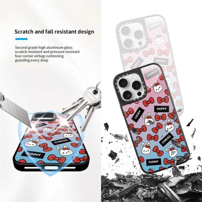 A-One Brand - iPhone 14 Pro Max Mobilskal MagSafe Aluminium Silikon