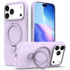 A-One Brand - iPhone 17 Pro Max Mobiskal MagSafe Kickstand PC+Silikon - Lila