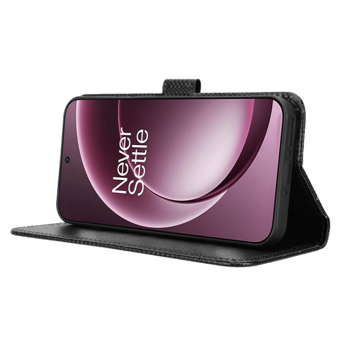 A-One Brand - OnePlus 15 Plånboksfodral Strap Diamond Texture Läder