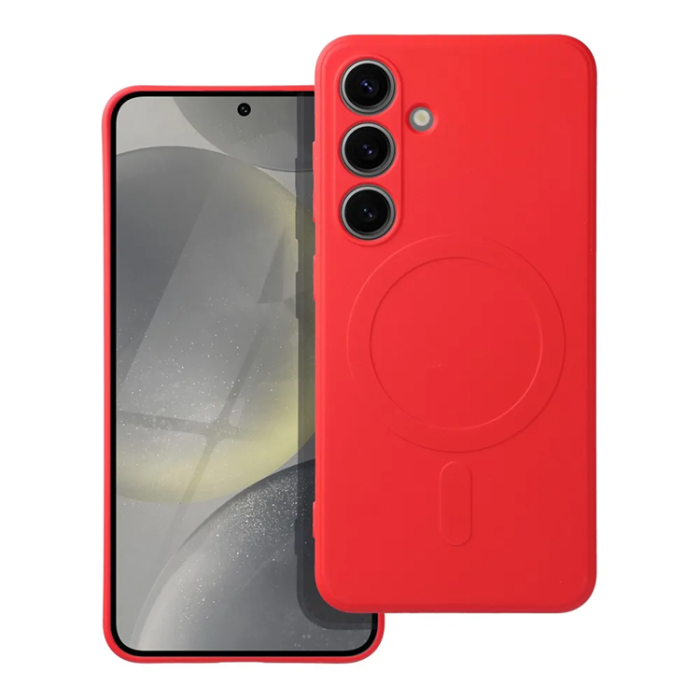 OEM - Galaxy A26 Mobilskal Magsafe Silikon - Röd