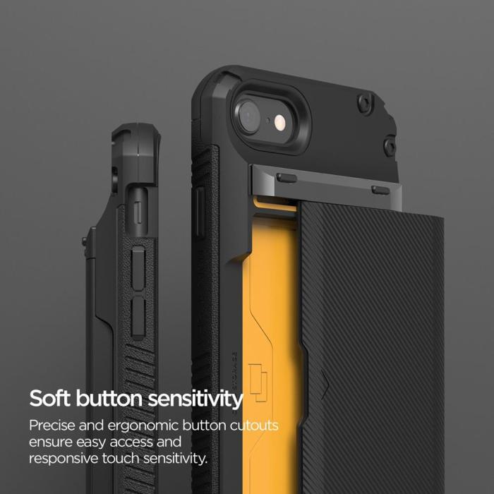 VERUS - VRS DESIGN Damda Glide Pro Skal iPhone 7/8/SE (2020/2022) - Svart